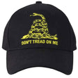 Black Don't Tread on Me Baseball Cap