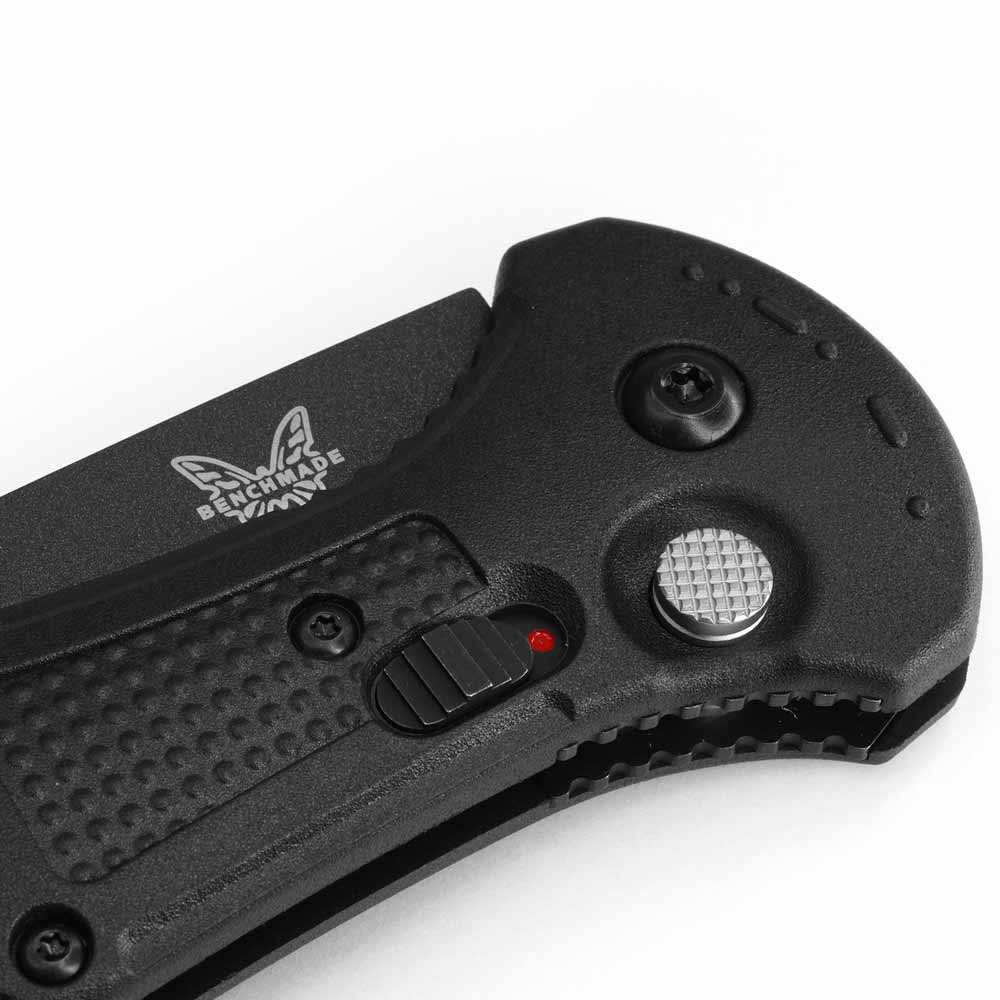 Benchmade Claymore Black 3.6-Inch Plain Edge Automatic Knife