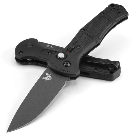 Benchmade Claymore Black 3.6-Inch Plain Edge Automatic Knife