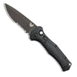 Benchmade Claymore Black 3.6-Inch Serrated Edge Automatic Knife