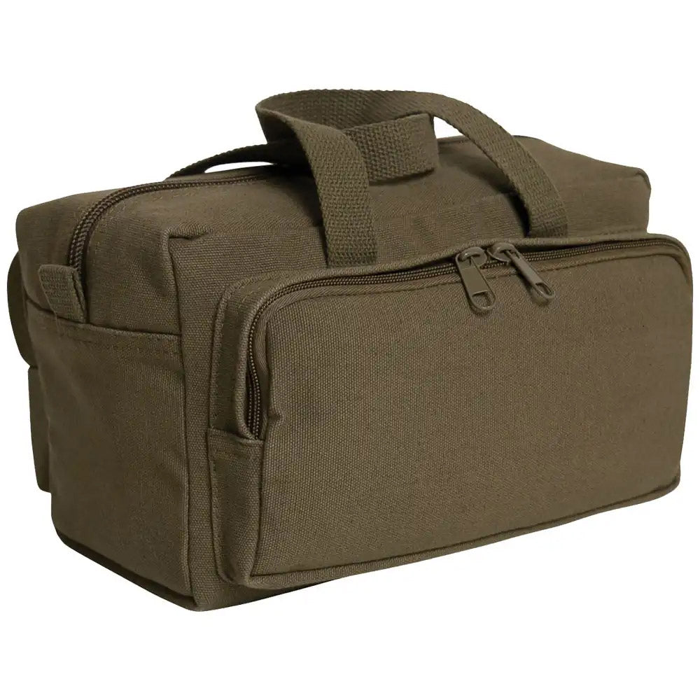 Military Style Stamped Mechanic Tool Bag with Zipper Pocket