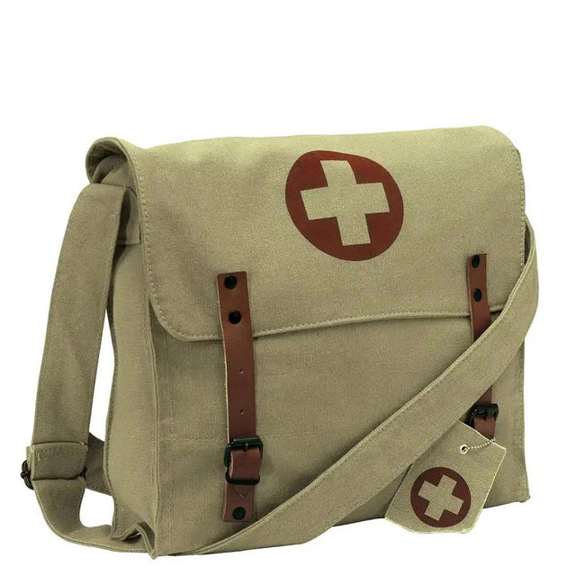 Basic Issue Vintage Army Canvas Medic Bag