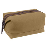 Canvas and Leather Military Style Dopp Kit
