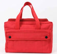 Mechanics Tool Bag with U Shaped Zipper - Red