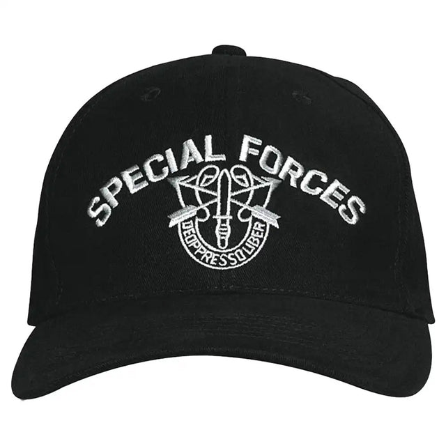 Black and White US Army Special Forces Baseball Cap