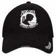 POW/MIA Black and White Embroidered Baseball Hat