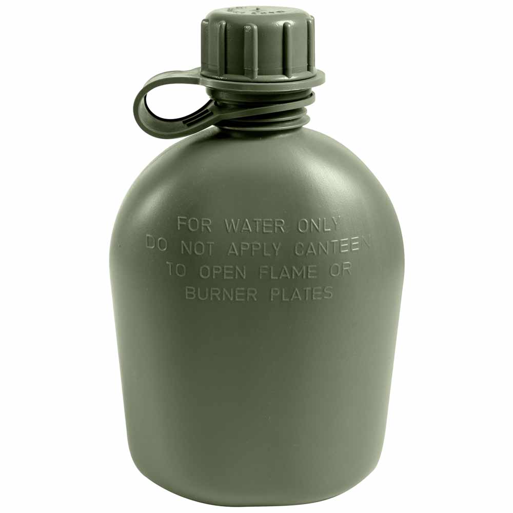 最終価格) US Military Canteen Full Set Genuine G.I. 3-Piece Quart-Sized Military Canteen