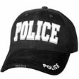 Police Black and White Embroidered Baseball Hat