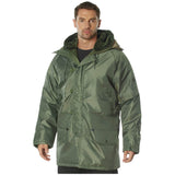 Sage Green N-3B Military Style Winter Snorkel Parka