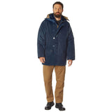 Navy Blue N-3B Military Style Winter Snorkel Parka