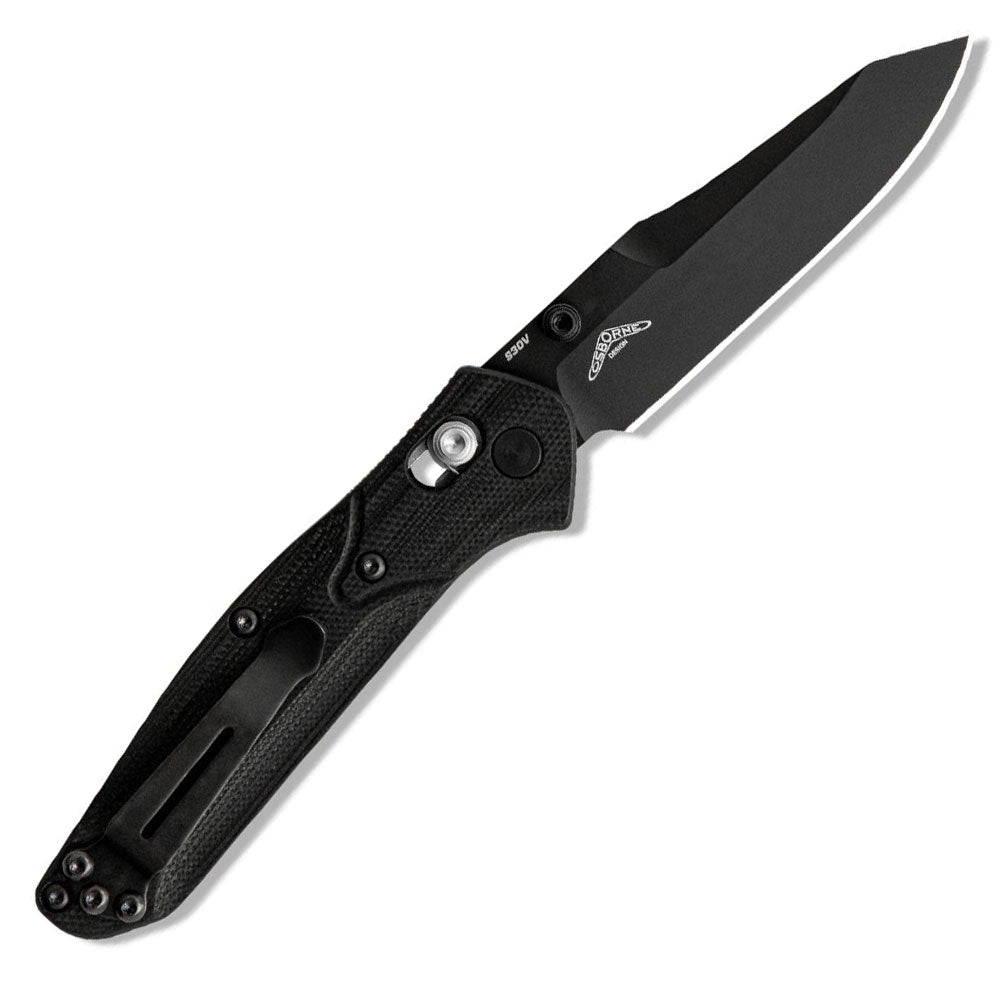 Benchmade Mini Osborne Black G10 2.92-Inch Folding Knife