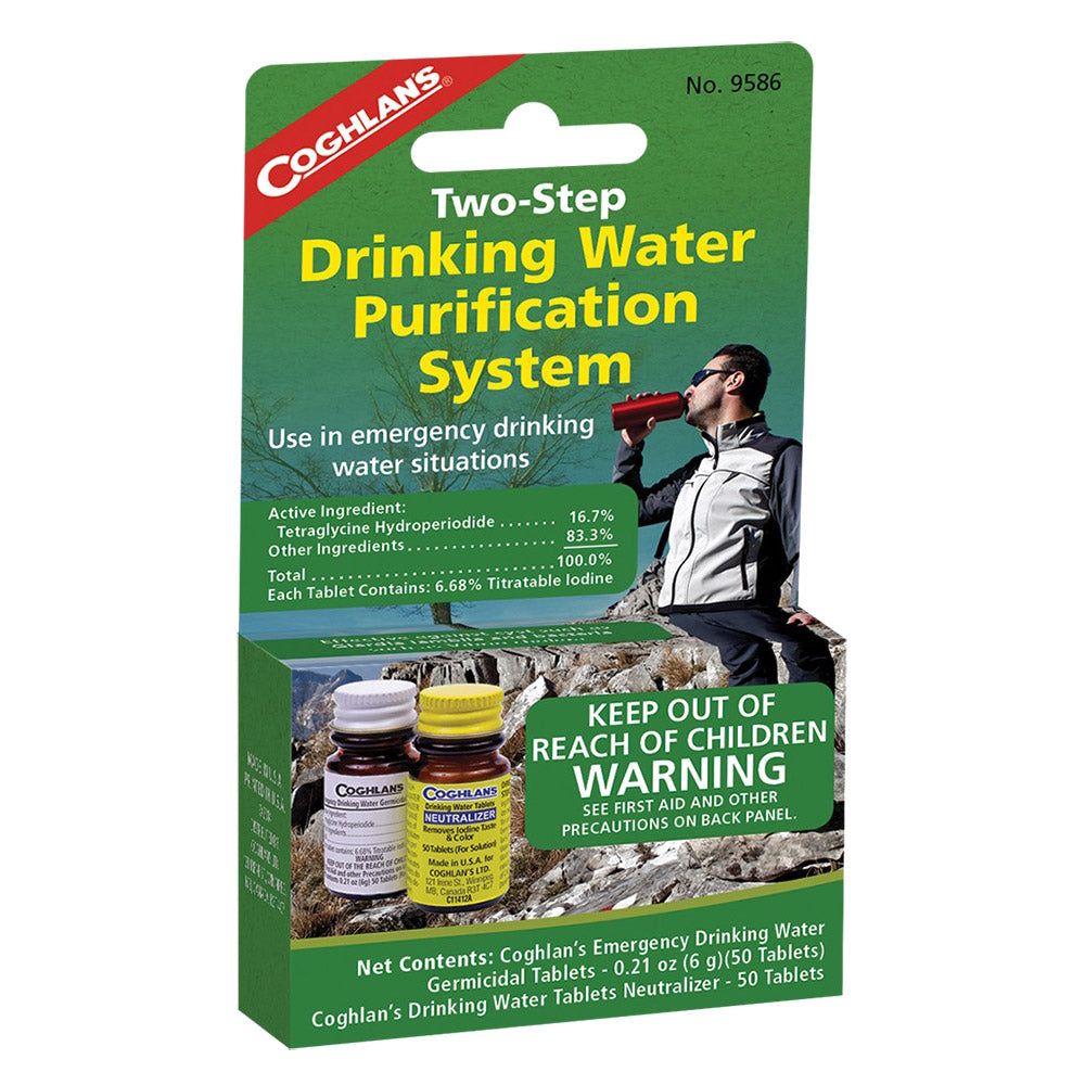 Coghlans Two Stage Drinking Water Purification Tablets