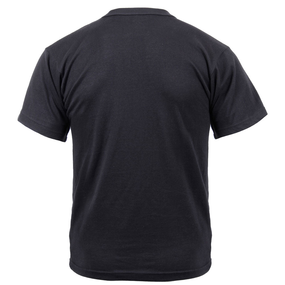 Black Moisture Wicking Short Sleeve T-Shirt