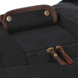 Black Canvas Long Weekend Bag