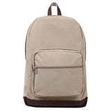 Vintage Khaki Teardrop Canvas Backpack
