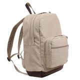 Vintage Khaki Teardrop Canvas Backpack