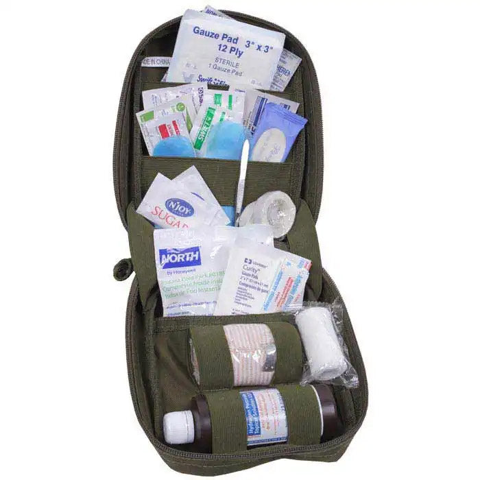 Basic Issue Olive Drab Tactical First Aid Kit