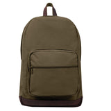 Vintage Olive Drab Teardrop Canvas Backpack