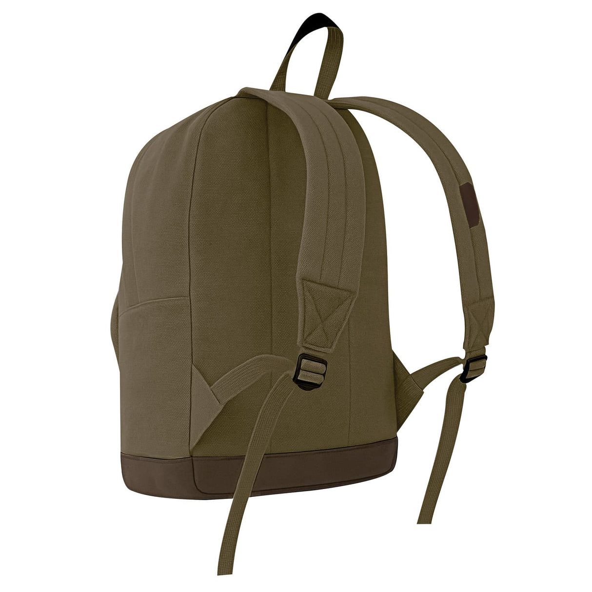 Vintage Olive Drab Teardrop Canvas Backpack