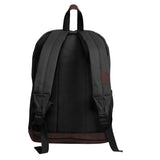 Vintage Black Canvas Teardrop Backpack