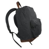Vintage Black Canvas Teardrop Backpack