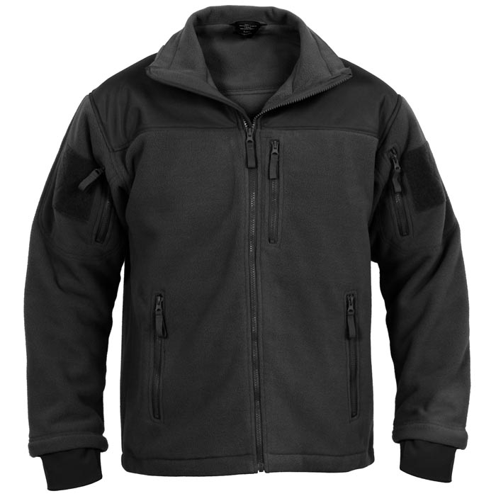 Spec Ops Men's Black Tactical Heavyweight Fleece Jacket