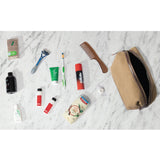 Canvas and Leather Military Style Dopp Kit