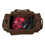 Vintage Brown Heavyweight Canvas Weekender Duffle Bag