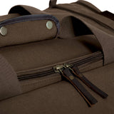 Vintage Brown Heavyweight Canvas Weekender Duffle Bag