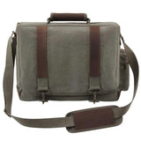 Vintage Leather and Canvas Pathfinder Messenger Bag