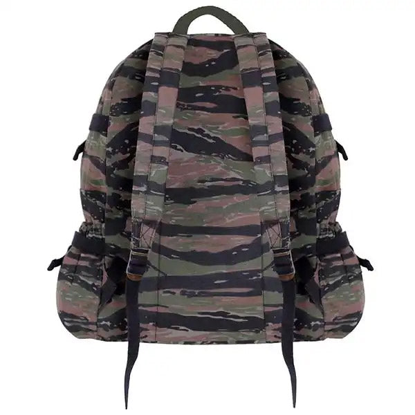 Tiger Stripe Camo Vintage Canvas Backpack