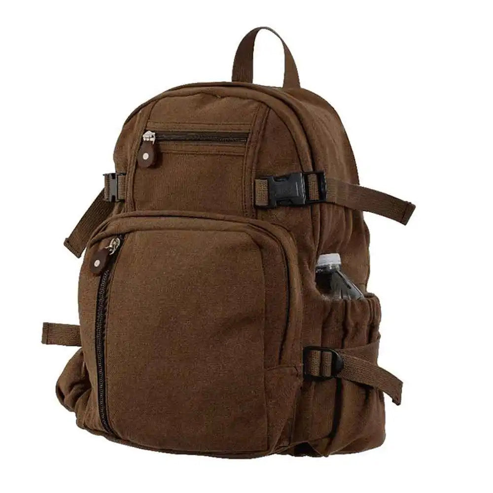 Mini Military Style Canvas Backpack