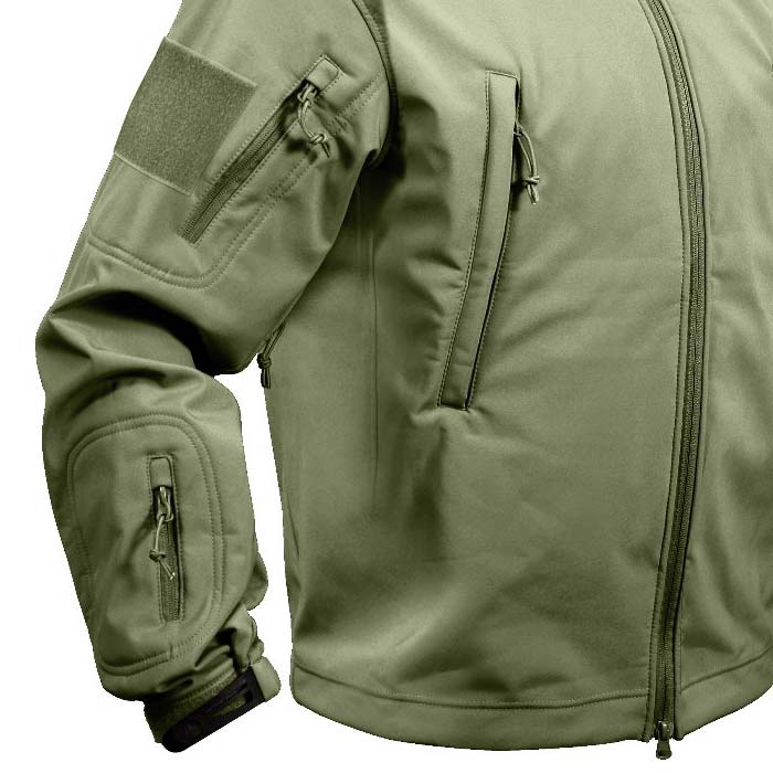 Special Ops Waterproof Olive Drab Soft Shell Jacket