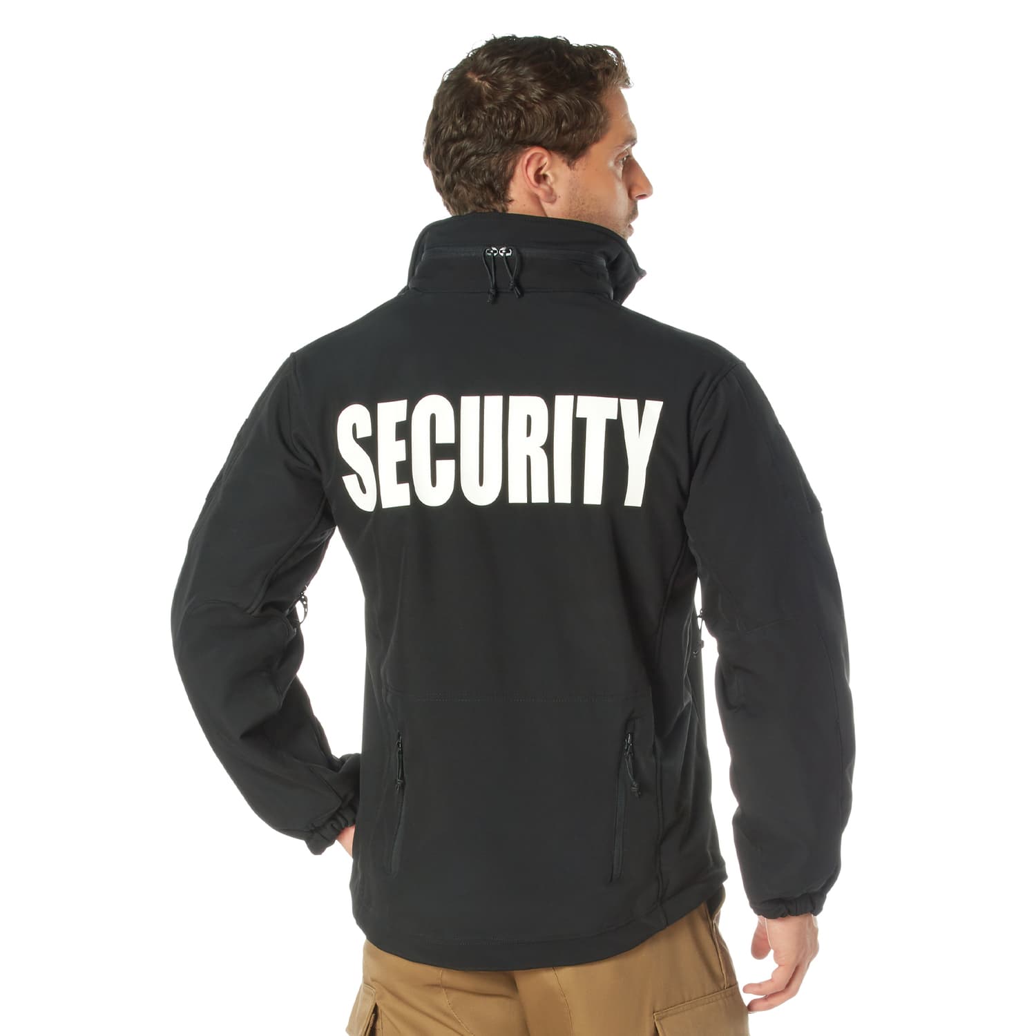 Special Ops Black Waterproof Soft Shell Security Jacket