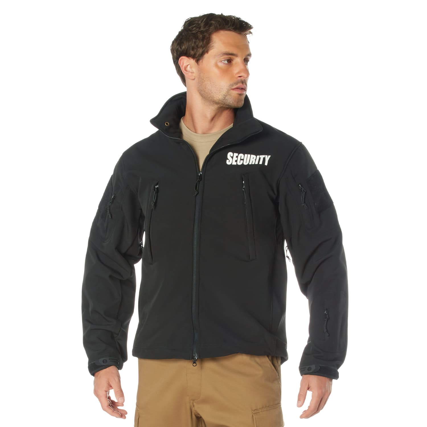 Special Ops Black Waterproof Soft Shell Security Jacket