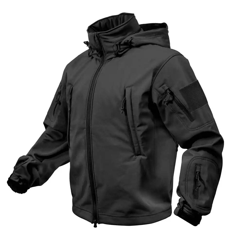 Special Ops Black Soft Shell Jacket