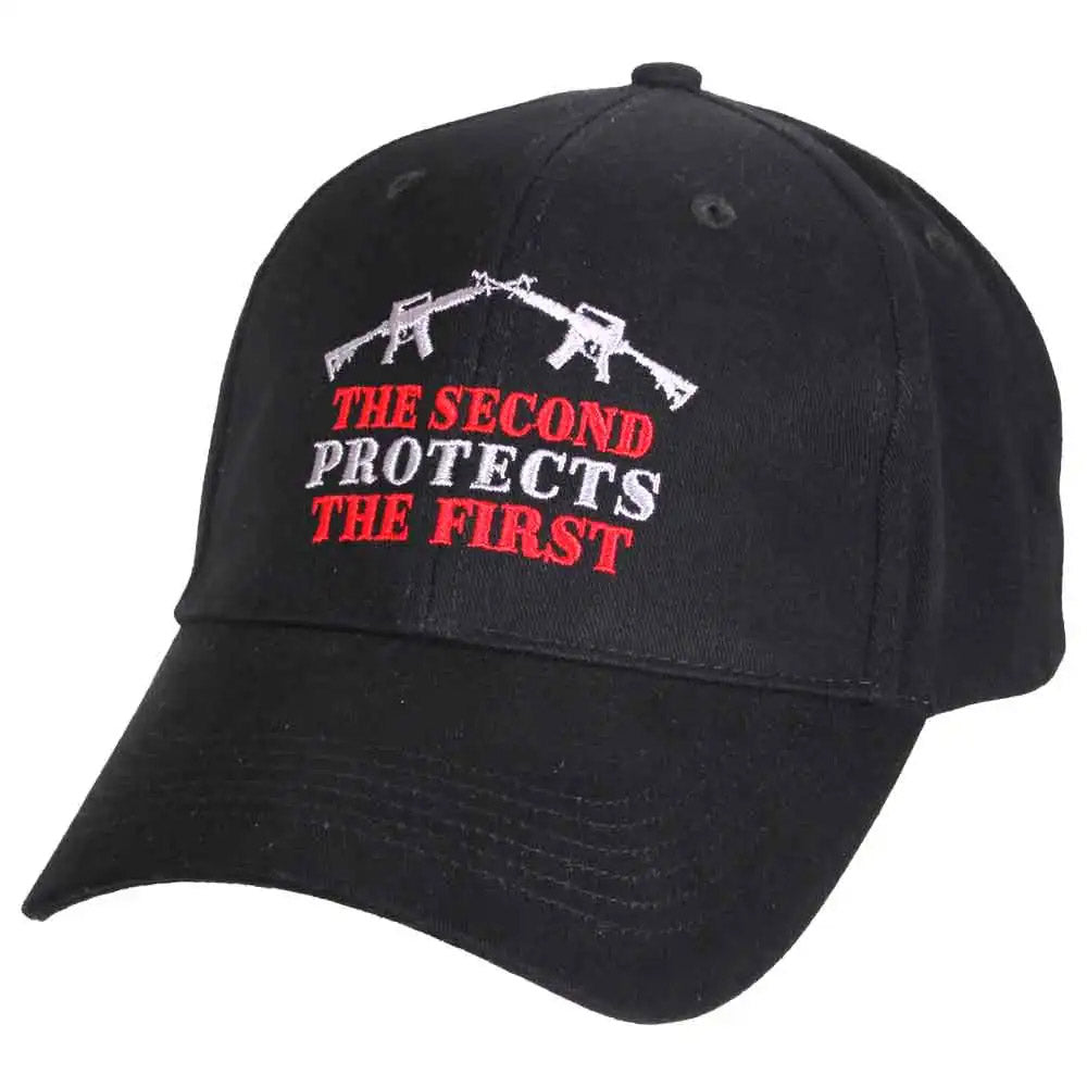 2nd Protects 1st Black Baseball Cap