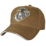 US Marines Globe and Anchor Structured Baseball Hat