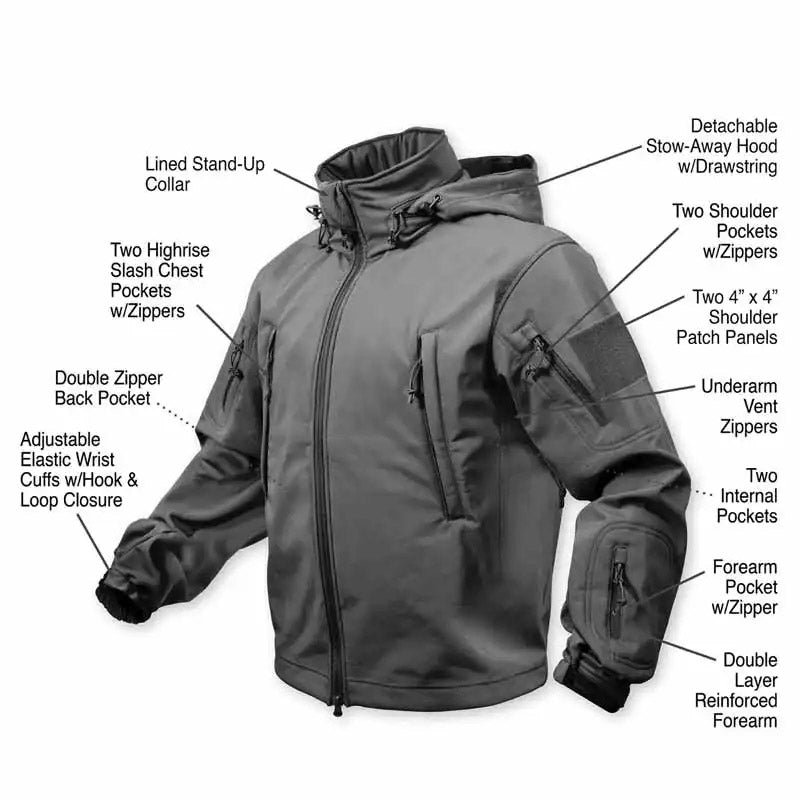 Coyote Brown Special Ops Softshell Jacket