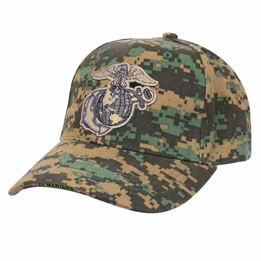 Woodland Digital USMC Globe and Anchor Baseball Cap