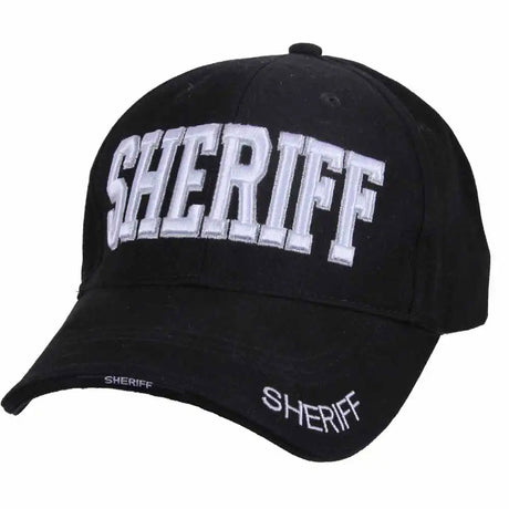 Black Sheriff Embroidered Baseball Cap