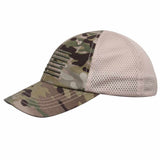 American Flag Multicam Meshback Baseball Hat