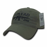 I Plead The 2nd Baseball Hat by Rapdom