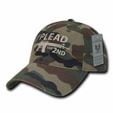 I Plead The 2nd Baseball Hat by Rapdom