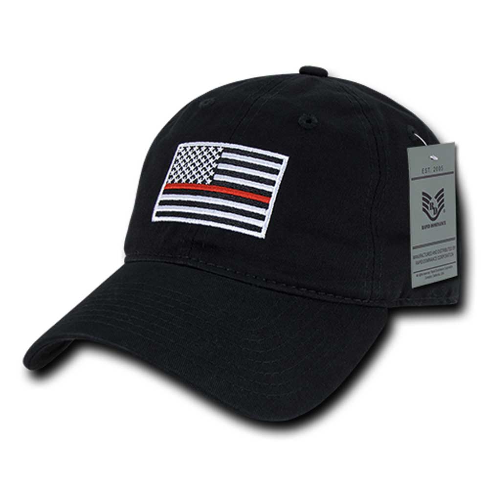 Thin Red Line Firefighter Baseball Hat by Rapdom