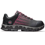 Timberland Pro Women's Powertrain Black/Pink Alloy Toe Work Shoe