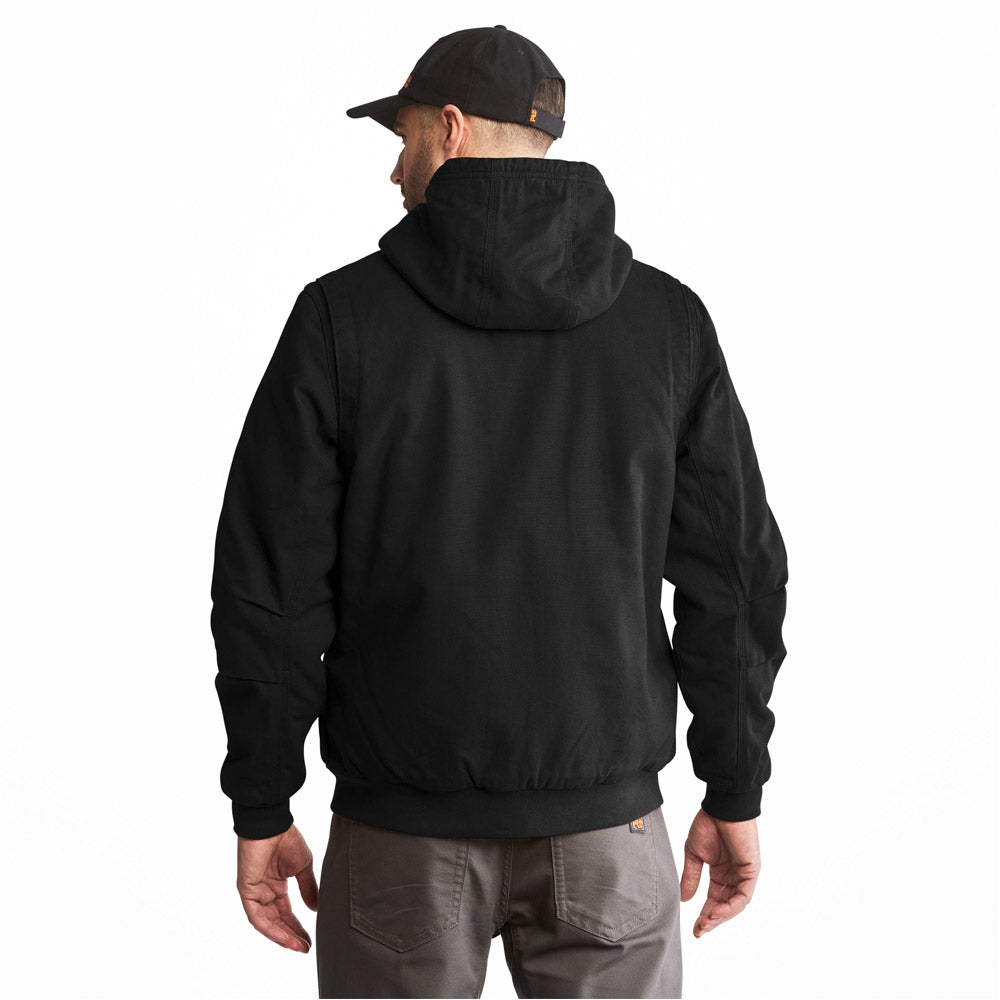 Timberland PRO Gritman Fleece-Lined Men's Hooded Canvas Jacket