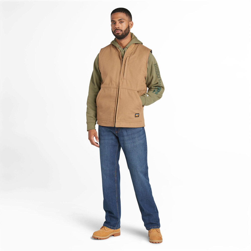 Timberland PRO Gritman Fleece-Lined Men's Canvas Vest