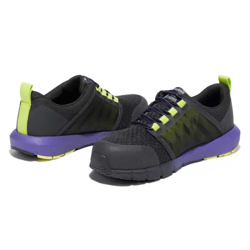 Timberland Pro Women's Radius Black/Purple Composite Toe Work Shoe