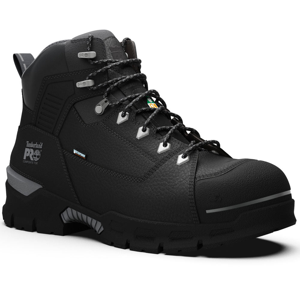 Timberland Pro ブラック ハイカットブーツ Timberland Endurance EV PR Waterproof Safety Toe Work Boot